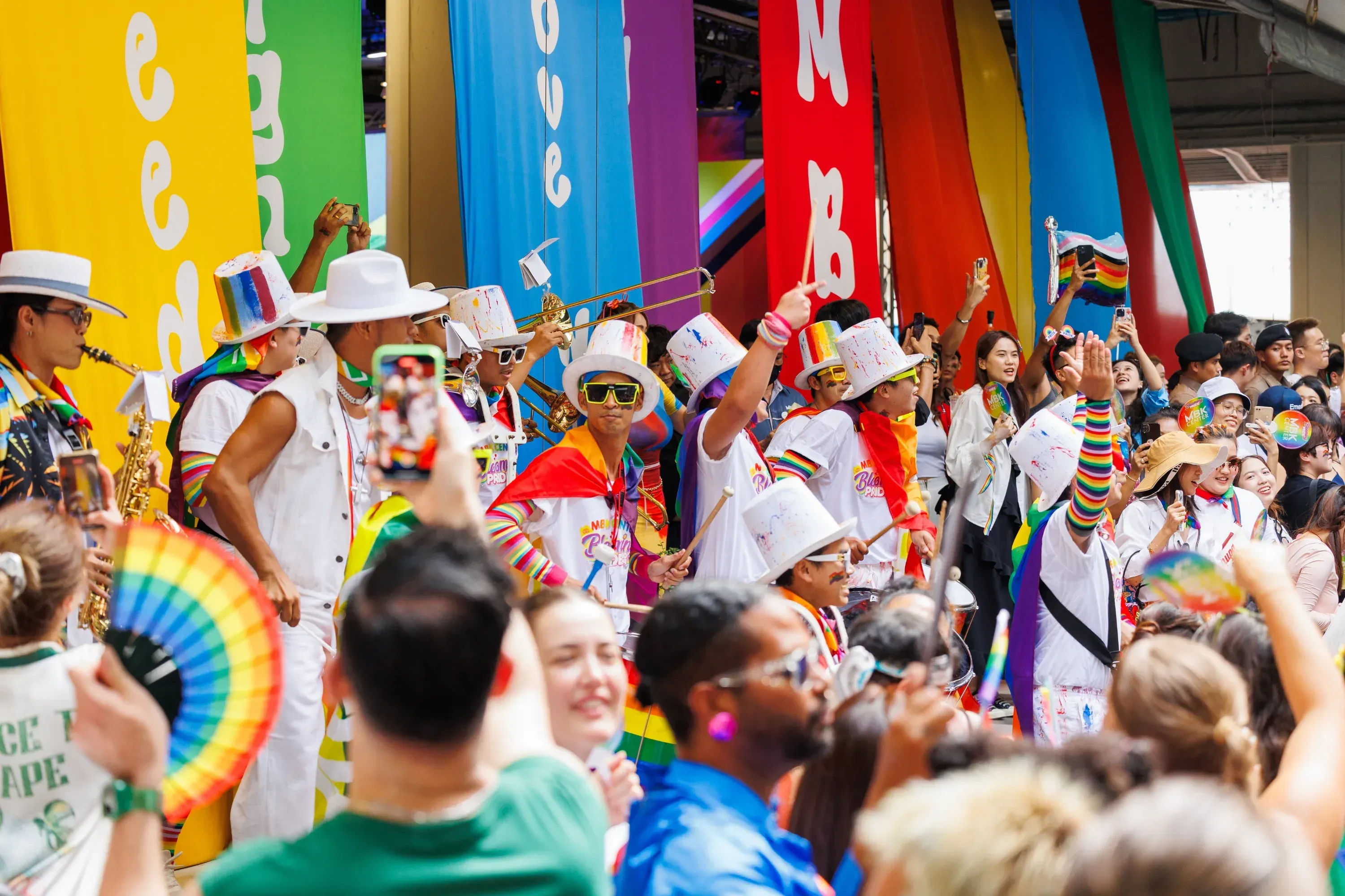 Pride crowd